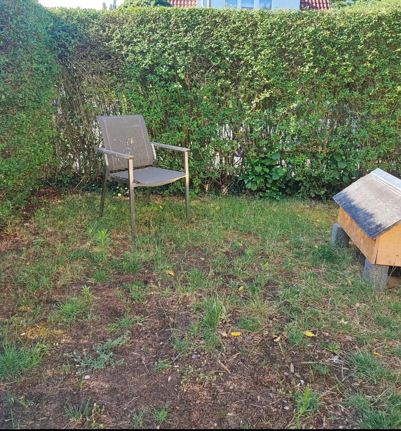 Die Gartenfee, Stuhl in einem Garten